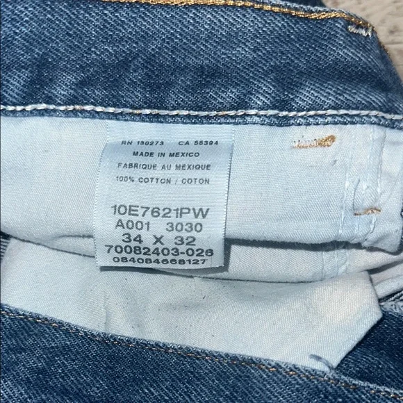 Men's RUSTLER Blue Jeans - Picture 3 of 5